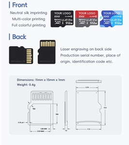 Original 64gb Tray Tf Card Class 10 U3 Memory Card <strong>Memoire</strong> Mini 64gb Sd Card High Capacity Sd for Mobile Phone - Product Image 5