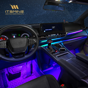 BMW mercedes-benz özel çözümler için kablosuz uzaktan kumanda ile 'CARDI' 12V 10-in-1 araba RGB 64 renkli LED ışıklar şerit - Product Image 1