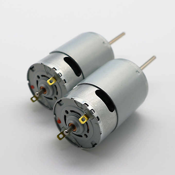 6V 12V 24V Fabrieksleverancier Hoge Prestaties Dc Motor Groot Koppel 555 550 Geborsteld Speelgoed Auto Motor