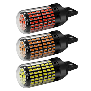 หลอดไฟเลี้ยว LED สำหรับ7443 7440 1156 1157ไฟเบรกถอยหลังสำหรับขับรถหลอดไฟรถยนต์ - Product Image 4
