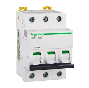 Minidisyuntor magnético para Schneider, disyuntor magnético y térmico Acti 9 iC65N con curva de inmersión tipo C 3P 20A A9F18320 - Product Image 1