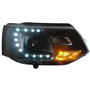 Carvolkswagen sıcak satış far takımı LED DRL dönüş sinyali başkanı işık Volkswagen VW T5 2010 2015 için- - Product Image 1