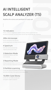 Keluaran baru T5 AI Cerdas rambut dan analisis kulit kepala mesin penganalisa kulit kepala dengan 8 bahasa - Product Image 6