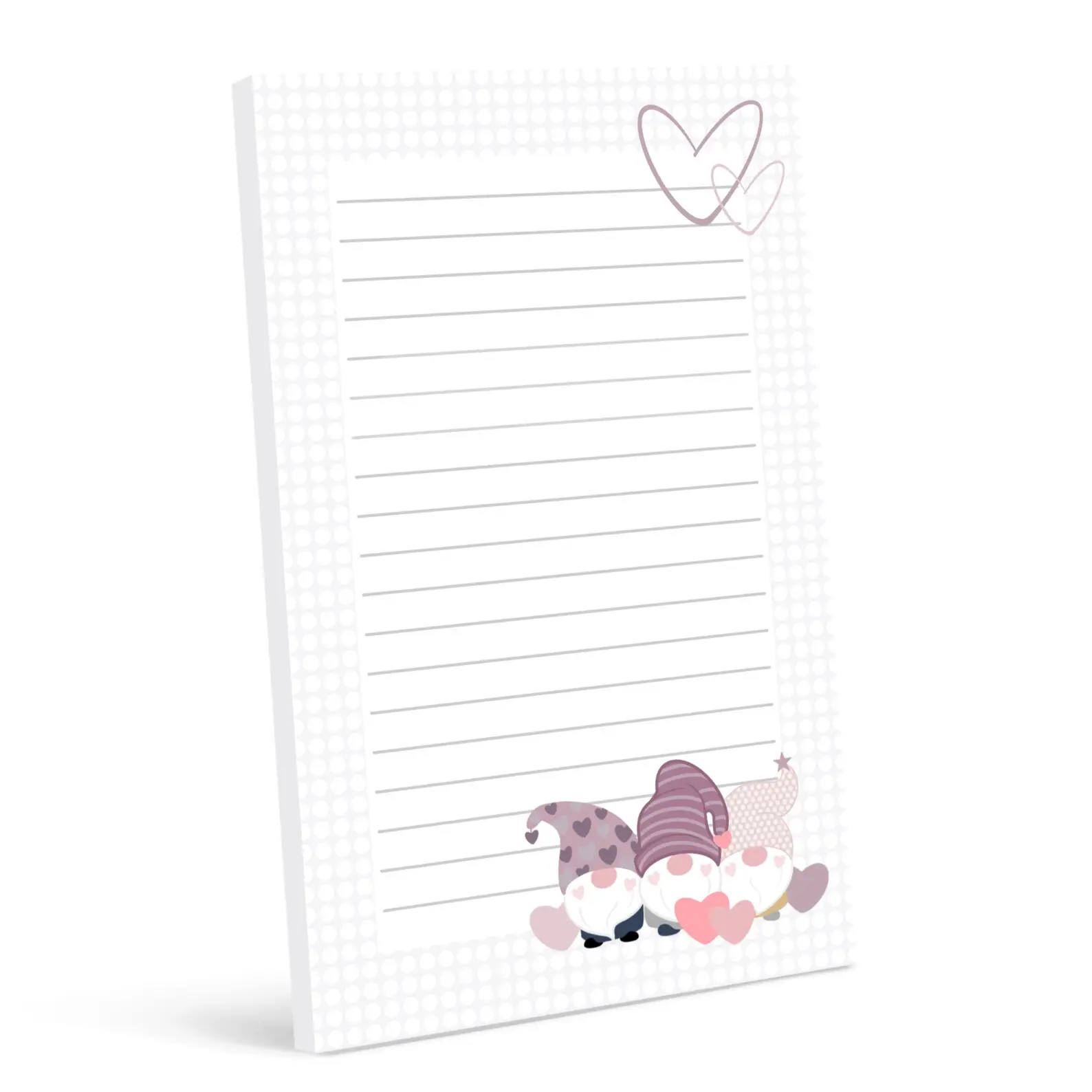 Notes autocollantes simples pastel transparentes-Bloc-notes auto-adhésif carré personnalisé pour le bureau et les cadeaux en papier de couleur