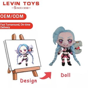 Custom Animation Plush <strong>Toy</strong> Inspired by League of Legends Arcane Animation Jinx Plush <strong>Toy</strong> Arcane League of Legends - Product Image 1