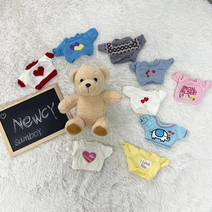 CPC özel süblimasyon T-Shirt oyuncak ayı Plushie özelleştirilmiş metin logosu oyuncak ayı şirket olay hatıra - Product Image 4
