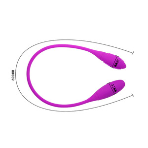 Oplaadbare Lesbische Seksuele Geneugten Vagina G Spot Dual Heads Ei Vibrators Seksspeeltjes Voor Vrouw - Product Image 4