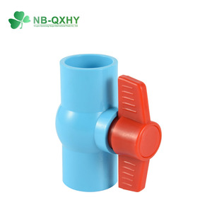厂家批发1/2英寸-4英寸全尺寸定制彩色聚氯乙烯阀门水连接用塑料球阀 - Product Image 4