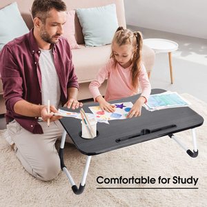 Multipurpose Colorful Design Folding Small Modern Study Bed Desk Foldable Laptop <strong>Computer</strong> <strong>Table</strong> With Cup Holder - Product Image 5