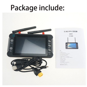 Унисекс 5,8 Г FPV монитор с 40-канальным DVR 4,3 дюймов 16:9 ЖК-дисплей NTSC/PAL Авто поиск видео запись для RC Мультикоптер - Product Image 2