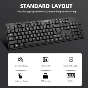 2023 New Arrive Clavier Custom Cheap <strong>Keyboard</strong> Laptop PC <strong>Computer</strong> Black Simple Teclado Wired Gaming Mechanical Office <strong>Keyboard</strong> - Product Image 4