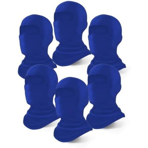 6 Pack Ski Mask for Men - Navy Blue