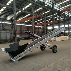 Taşınabilir bant konveyör mobil istifleyici 6 metre uzun konveyör kazık makinesi - Product Image 5