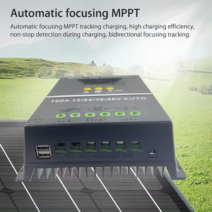 Контроллер солнечного заряда MPPT, гибридный PWM 12 В 24 В 48 В 45A 60A 80A 100A 120A Lifepo4, контроллер солнечного зарядного устройства для солнечной системы - Product Image 2