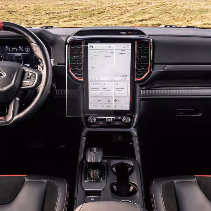 Transparent/Pour Ford Ranger XLT 10 pouces
