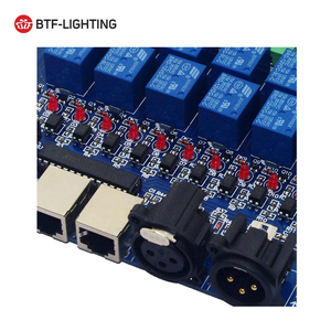 12 В постоянного тока 10 А 12 Группа релейный переключатель 12 каналов dmx 512 контроллер для светодиодного освещения - Product Image 2