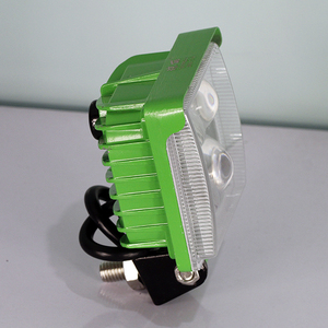DEBA <strong>3</strong>&quot; 12W Rectangular Green Leaf Series Waterproof IP67 SUVs Mining Trucks Engineering Vehicles LED Work <strong>Light</strong> - Product Image 3