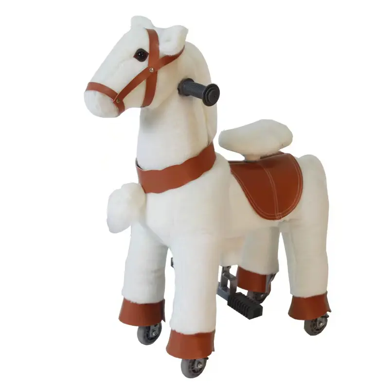 Jouet en peluche pour enfants, jouet à roulettes, équitation, marche à bascule, cheval mécanique, animaux