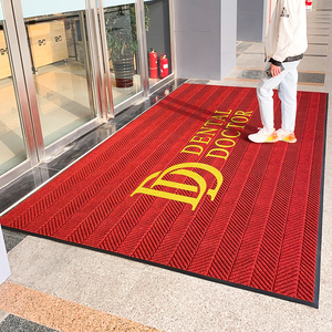 工厂销售防滑地板地毯空白木炭户外垫定制商业标志垫 - Product Image 5