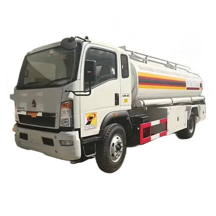 Sino Howo 10000 Liter 4X2 6 Wielen Mobiele Dieselolie Capaciteit Brandstoftank Tankwagen