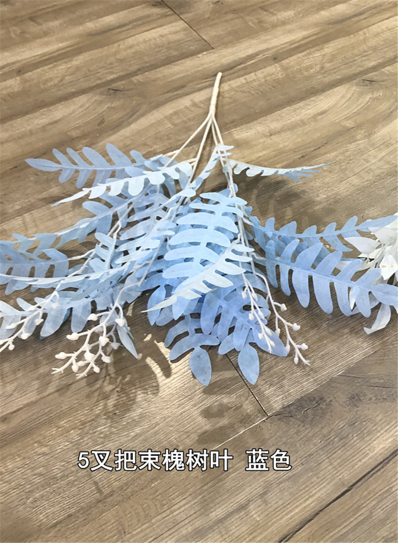 16 blue flowers