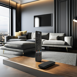 Unipro 4K UHD Android TV Media Streamer con l'alta qualità del nuovo codice di apprendimento certificato RoHS RF telecomando IP TV BOX - Product Image 3