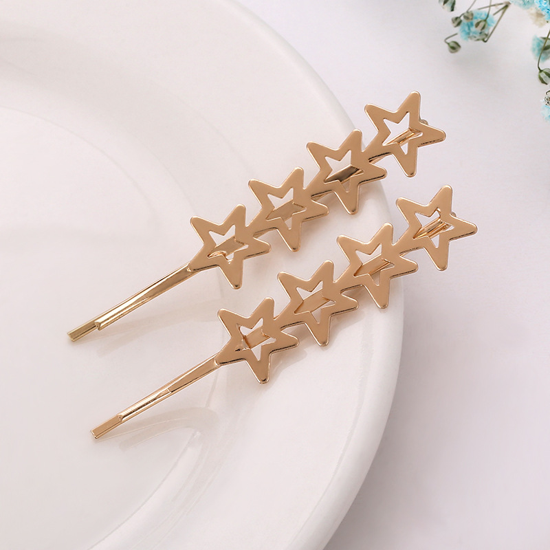 Portapapeles de 2 piezas con 4 estrellas.