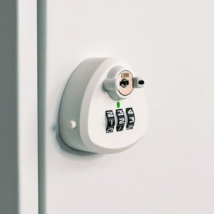 Locker 3 Digit Mechanical Combination <strong>Lock</strong> with Management <strong>Key</strong> <strong>Lock</strong> - Product Image 2