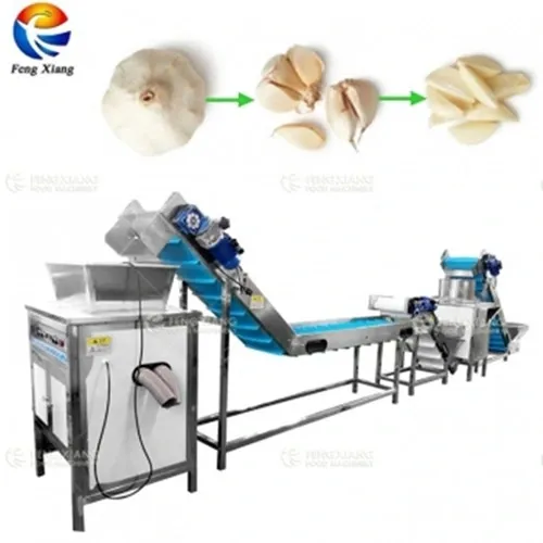 Stainless Steel Dehydrated Garlic Slices Machine Powder Cutting Processing Line