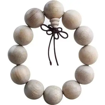 Pulsera de madera de alcanfor Natural para hombres y mujeres, brazalete con cuentas de fragancia Natural, Material antiguo, 108