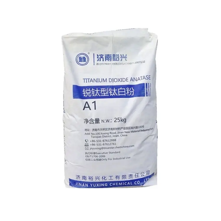 Industrial Grade Anatase Tio2 Powder high purity competitive price tio2 Yuxing BLUESTAR A1 Titanium Dioxide