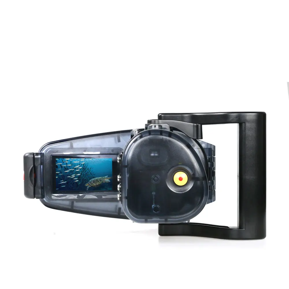 Seafrogs เคสกล้องถ่ายใต้น้ำกันน้ำได้40ม.,เคสสำหรับ Sony FDR-AXP55/AX53