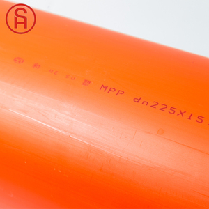 Fabrika kaynağı turuncu renk PVC boru koruma kollu tüp elektrik isale borusu PVC yüksek gerilim güç boru - Product Image 4