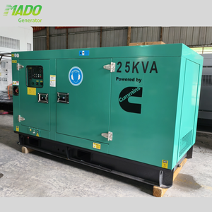 Fabrika kaynağı 25kva 20KW cummins Slient tipi dizel elektrik jeneratörü ATS tek fazlı ev kullanımı için 240V OEM fiyat - Product Image 1