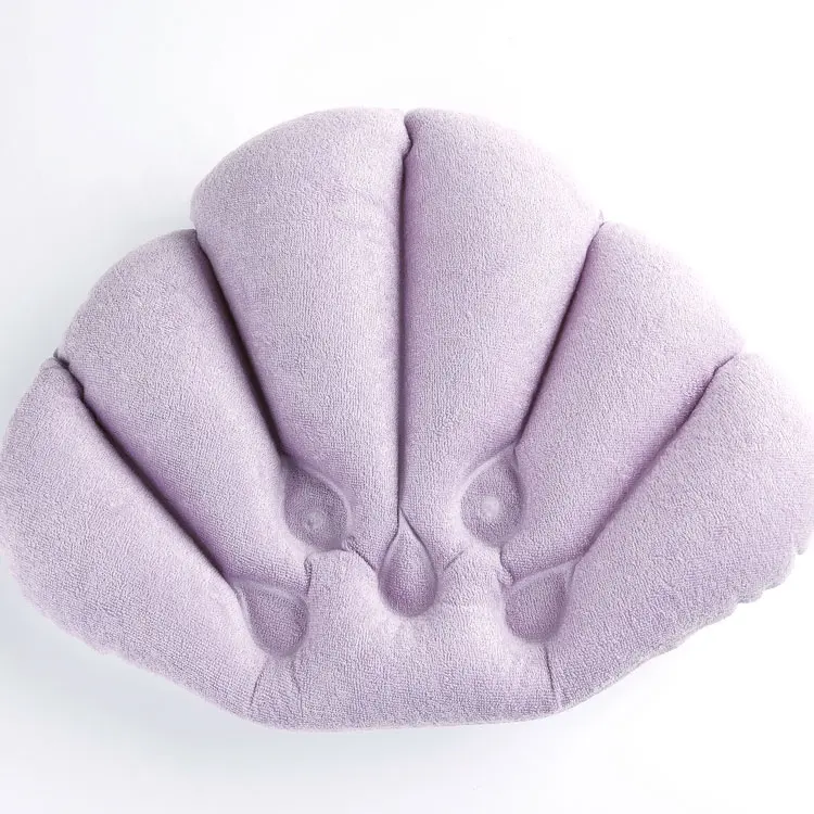 New wholesale custom Terry Cloth inflatable bath pillow