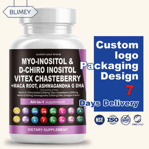 Bổ sung sức khỏe buồng trứng của phụ nữ d-chiro-inositol & axit folic vitamin viên nang inositol để cân bằng nội tiết tố - Product Image 1