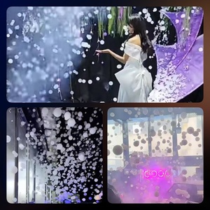 SP Bubble Warp Machine 4 <strong>Output</strong> <strong>DMX</strong> Remote 1500W <strong>LED</strong> Bubble Blowing Machine Smoke and Bubble Machine for Wedding Party - Product Image 4