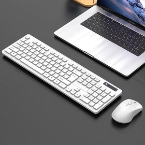 Combinaciones de teclado y ratón inalámbricos Computadora de escritorio Notebook Oficina de negocios Juego de teclado y ratón de chocolate - Product Image 3