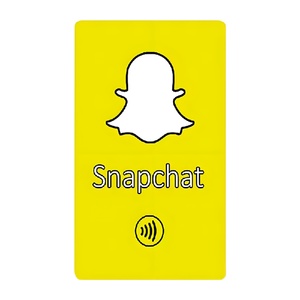 QR-Code angepasst 13,56 MHz Google Custom ized Comment Card Großhandel Social Media Plastic Comment Card Google NFC Visitenkarte