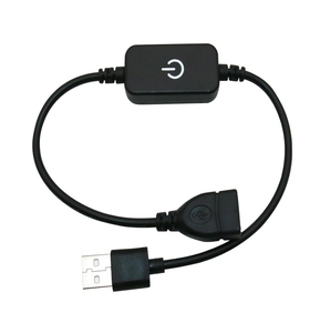 DC5V USB Тип-штекер-гнездовой светодиодный сенсорный диммер для одноцветной светодиодной ленты - Product Image 3