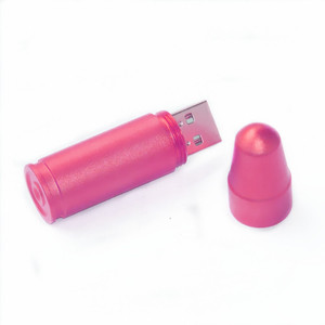 Promo giveaway Quà Tặng vật liệu kim loại phẳng USB Stick bí mật USB Flash Drive Bullet hình dạng Bộ nhớ đĩa 8GB - Product Image 5