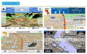 5 inç araba GPS navigasyon dokunmatik ekran 256MB + 8GB WinCE 6.0 ücretsiz <span class=keywords><strong>IGO</strong></span> harita geri yardım Stereo radyo cam pano