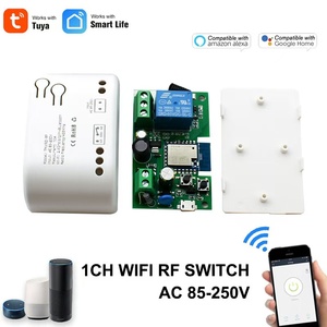 Умный Wi-Fi-модуль для домашней автоматизации Tuya 1CH 5V 12V 24V 220V RF 433 реле дистанционного управления работает с Alexa Google Home