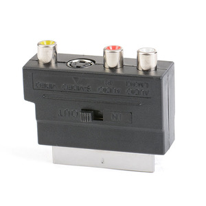 21 Pin RCA a Scart para AV Audio Video conector RGB Cable adaptador para Scart a 3RCA
