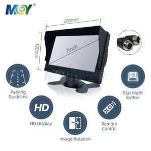 2 <strong>Video</strong> <strong>Input</strong> Ahd Ips 7inch View <strong>Monitor</strong> Dashboard for Truck Monitoring System - Product Image 6