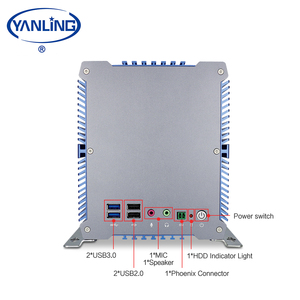 Marchio proprio OEM Core I5 I7 7th Gen Fanless Industrial Computer 6 COM PCIE PCI slot 9-36V Wide Input incorporato per l'automazione dei PC - Product Image 3