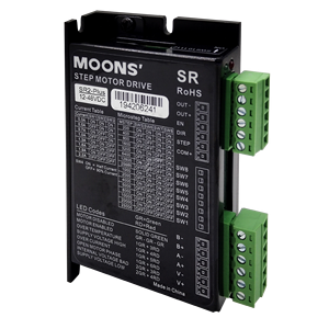 MOONS Hybrid-Stepper-Treiber SR2-Plus Micro 12 48VDC versprach Moons Schrittmotor Treiber für Nema 8 11 14 17 Schrittmotor - Product Image 3
