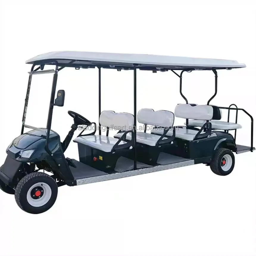 Hot Sale China 7.5Kw Motor Golf Cart 4 Wheel Drive 4 Seater Electric Golf Cart With Independent Suspension