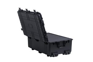 MQ1650大硬盒储物工具箱超大容量聚乙烯材料防水拉杆枪盒带泡沫OEM可定制 - Product Image 3