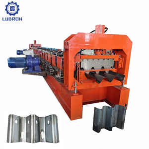 Trung Quốc Nhà cung cấp đường cao tốc hộ Lan Tôn sóng cuộn cựu Máy mái ngói bảo vệ đường sắt tấm đường cuộn tạo thành máy - Product Image 1